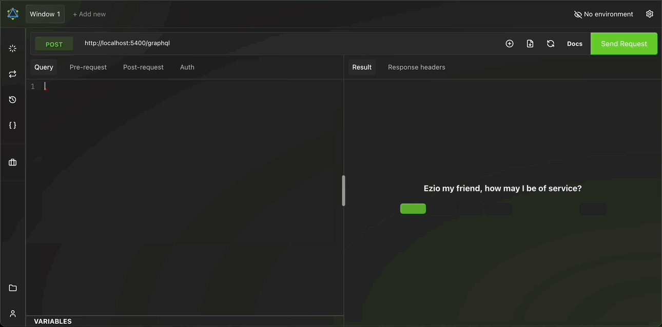 Add query button on hover